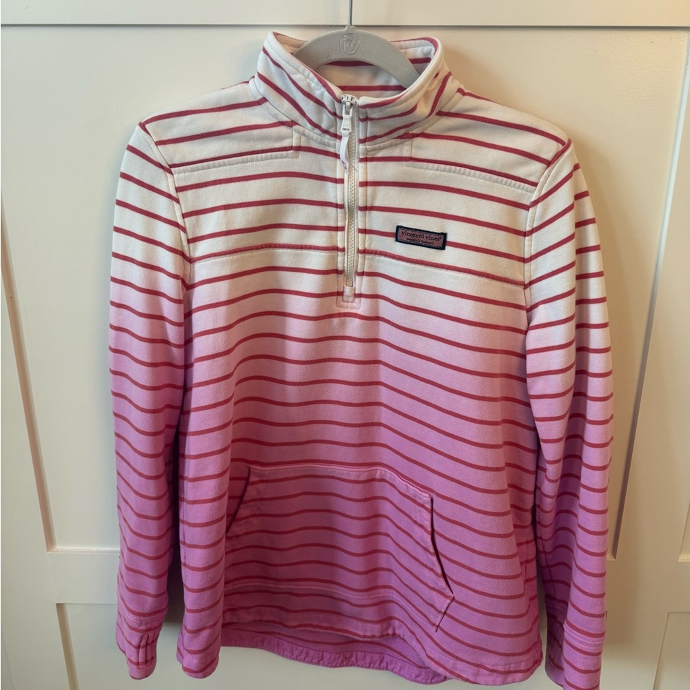 Vineyard Vines The Shep Shirt, Sweatshirt, Pink striped ombré